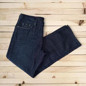 Hugo Boss 36x30 Regular Fit Texas Dark Wash Jeans.